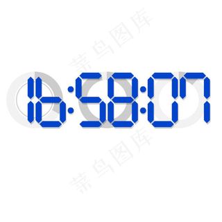 flash数字时间带秒表动画