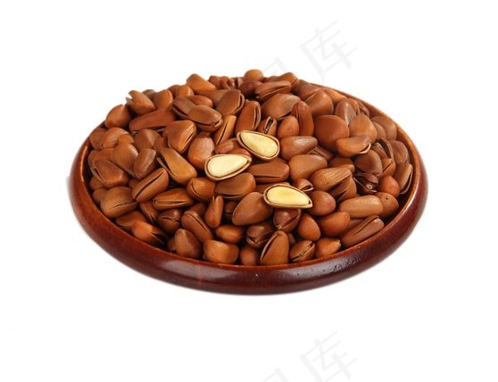 松子坚果年货节海报PNG素材