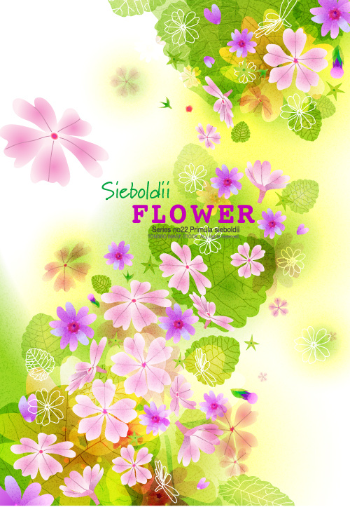 春暖花开矢量素材下载