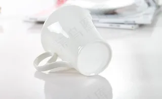 白色咖啡杯 陶瓷 骨瓷图片