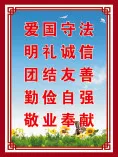爱国守法cdr矢量模版下载