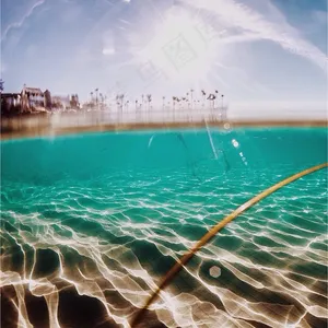 海滩风景 海水