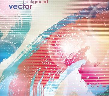 墨迹笔触背景矢量素材