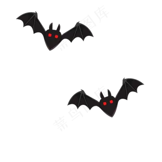 万圣节蝙蝠,免抠元素