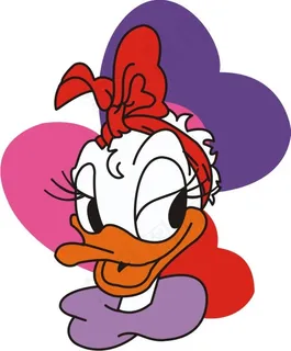 印花矢量图 卡通人物动物 鸭子 黛...