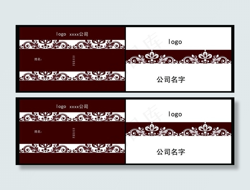 名片图片psd模版下载