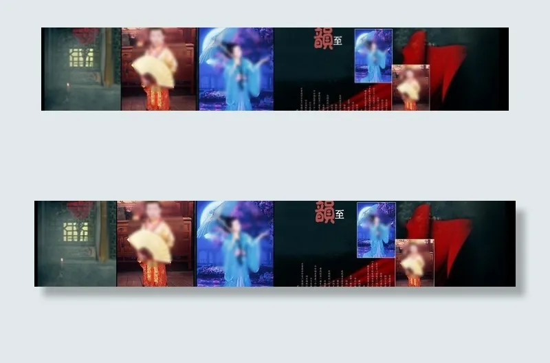 古装相册图片psd模版下载