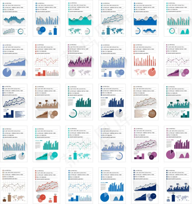 数据图ai矢量模版下载