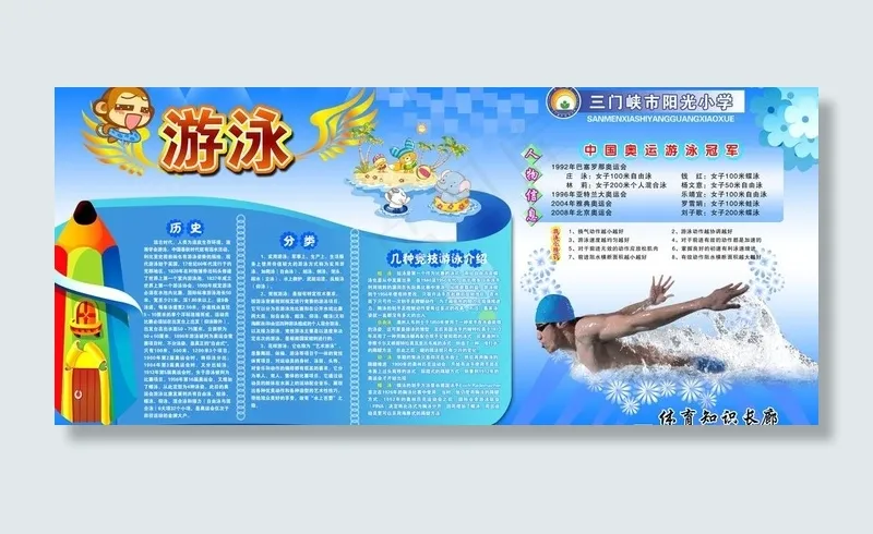 游泳图片(6803X3402(DPI:72))psd模版下载