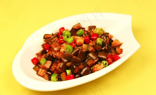 米椒茄子鸡图片 米椒茄子鸡图片