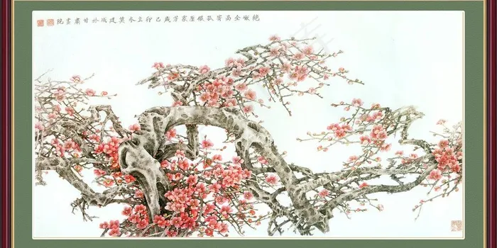 梅花图片(4387X2443(DPI:120))psd模版下载