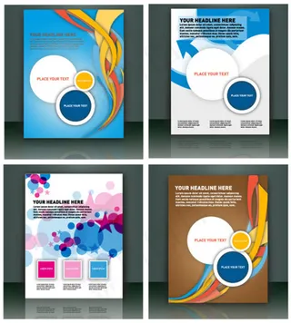 矢量画册封面素材图