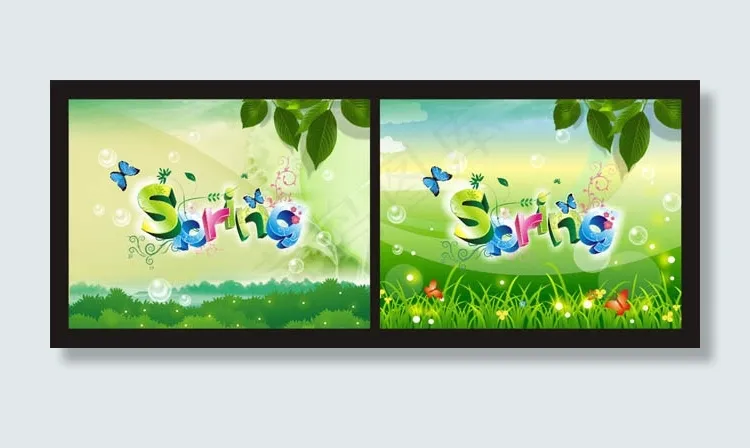春天海报设计矢量素材cdr矢量模版下载