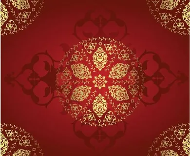 传统花纹矢量素材二