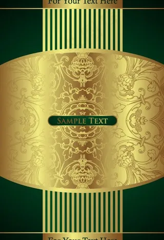 欧式华丽label矢量素材图片