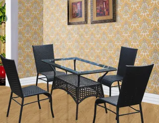 PSD分层高清藤椅餐桌