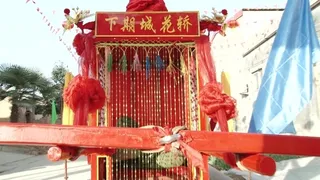 中式婚礼婚庆大花轿高清视频