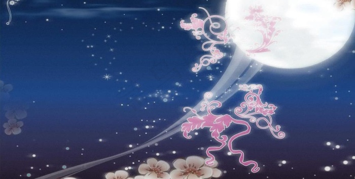 led中秋节视频团圆图片