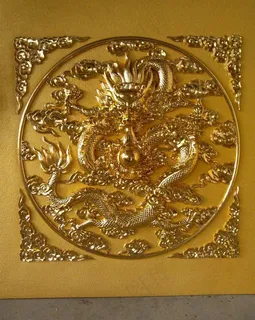 龙腾祥云浮雕天花板