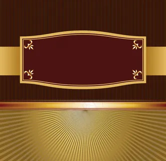 金色底纹枣红边框