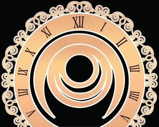 时钟婚礼背景素材