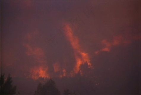 大自然森林火灾素材下载