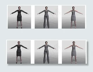 人物3D模型素材5