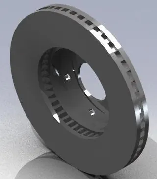 通风盘式制动器转子