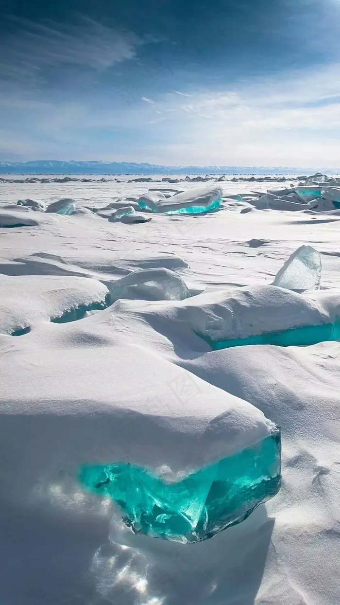 冰天雪地高清摄影图片