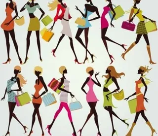 购物女孩05矢量