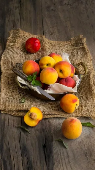 桃子高清摄影图片