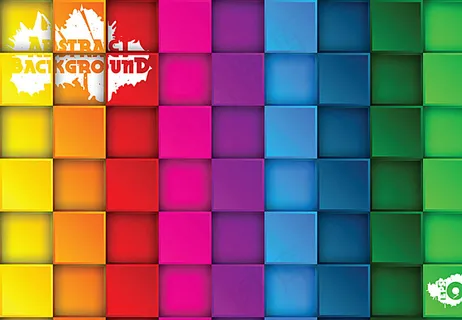 矢量炫彩动感抽象设计素材图片