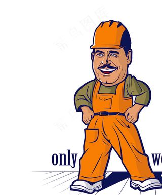 漫画人物形象设计矢量素材