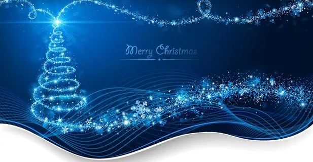 动感星光圣诞树图片