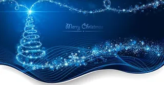 动感星光圣诞树图片