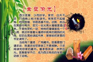 凿壁偷光
