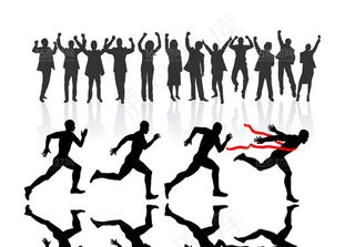 精美人物剪影创意矢量素材