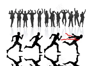 精美人物剪影创意矢量素材