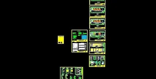 某县城三层小学教学楼建筑施工图