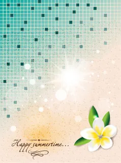 夏日时光主题素材01--矢量素材