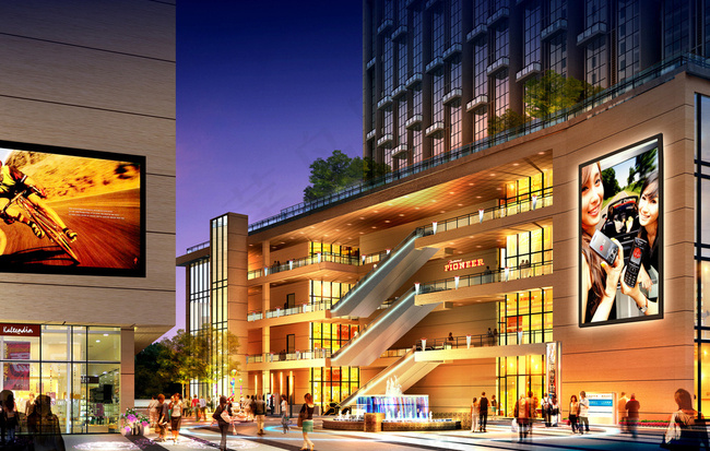 地产效果图未分层图片