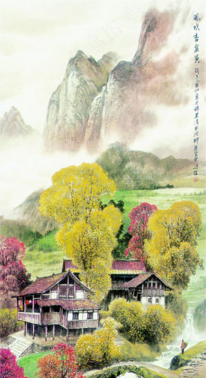 山水风景装饰画