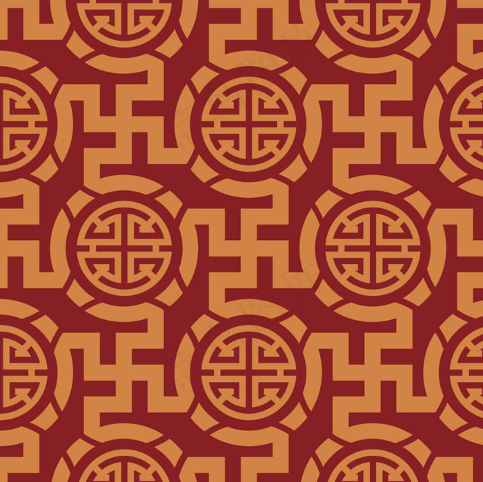中式花纹图片eps,ai矢量模版下载