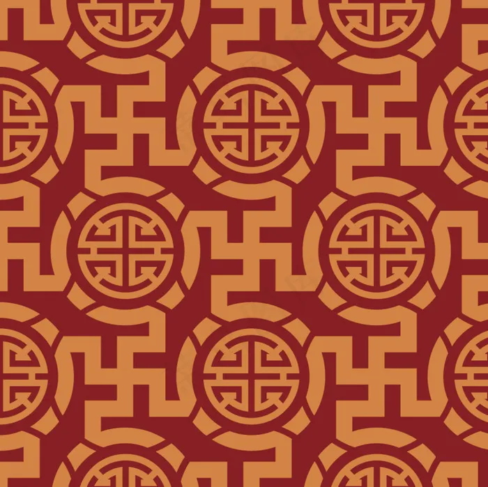 中式花纹图片eps,ai矢量模版下载
