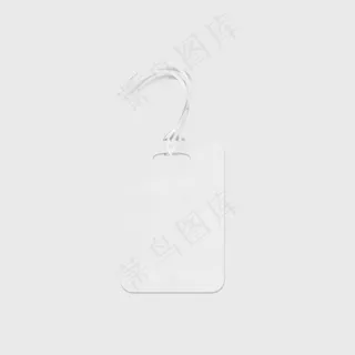 吊牌标签行李样机psd一键贴图
