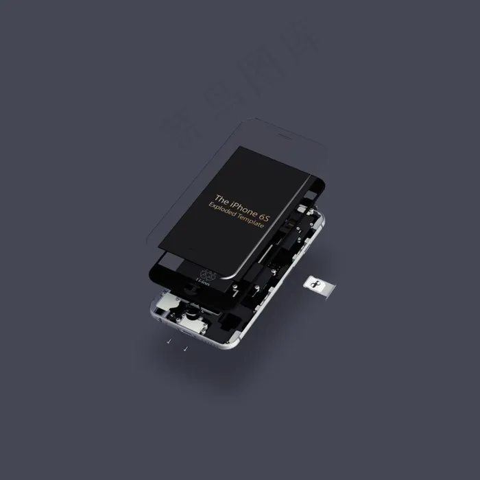 iPhone 6S模板制作psd模版下载