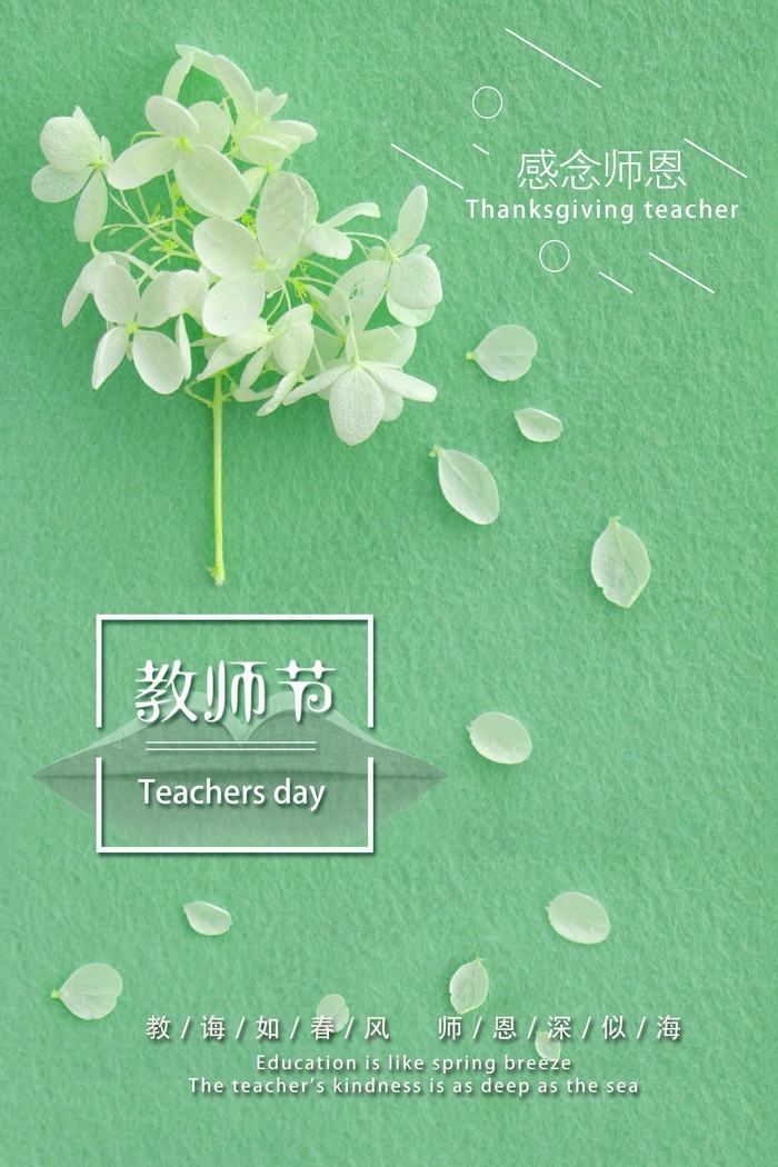 感念师恩教师节宣传海报