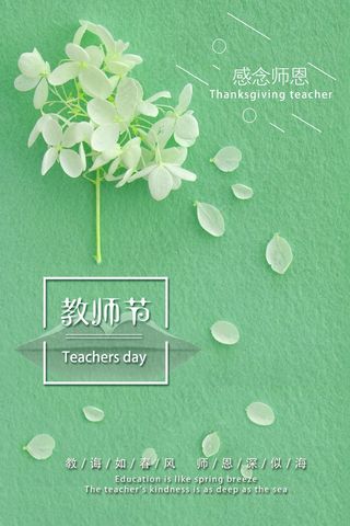 感念师恩教师节宣传海报