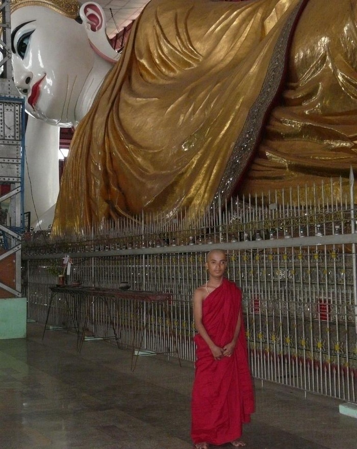 緬甸 仰光臥佛寺 臥佛图片