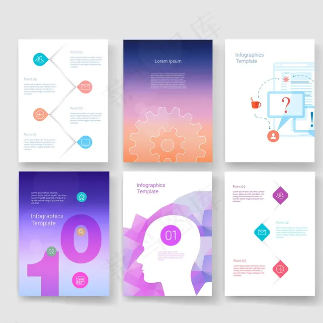 传单设计模板图片eps,ai矢量模版下载